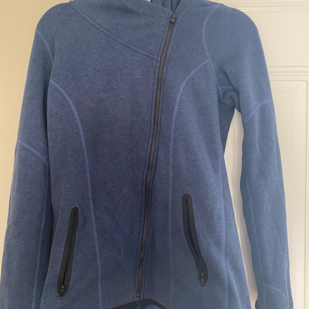 Athleta full zip fleece lined jacket